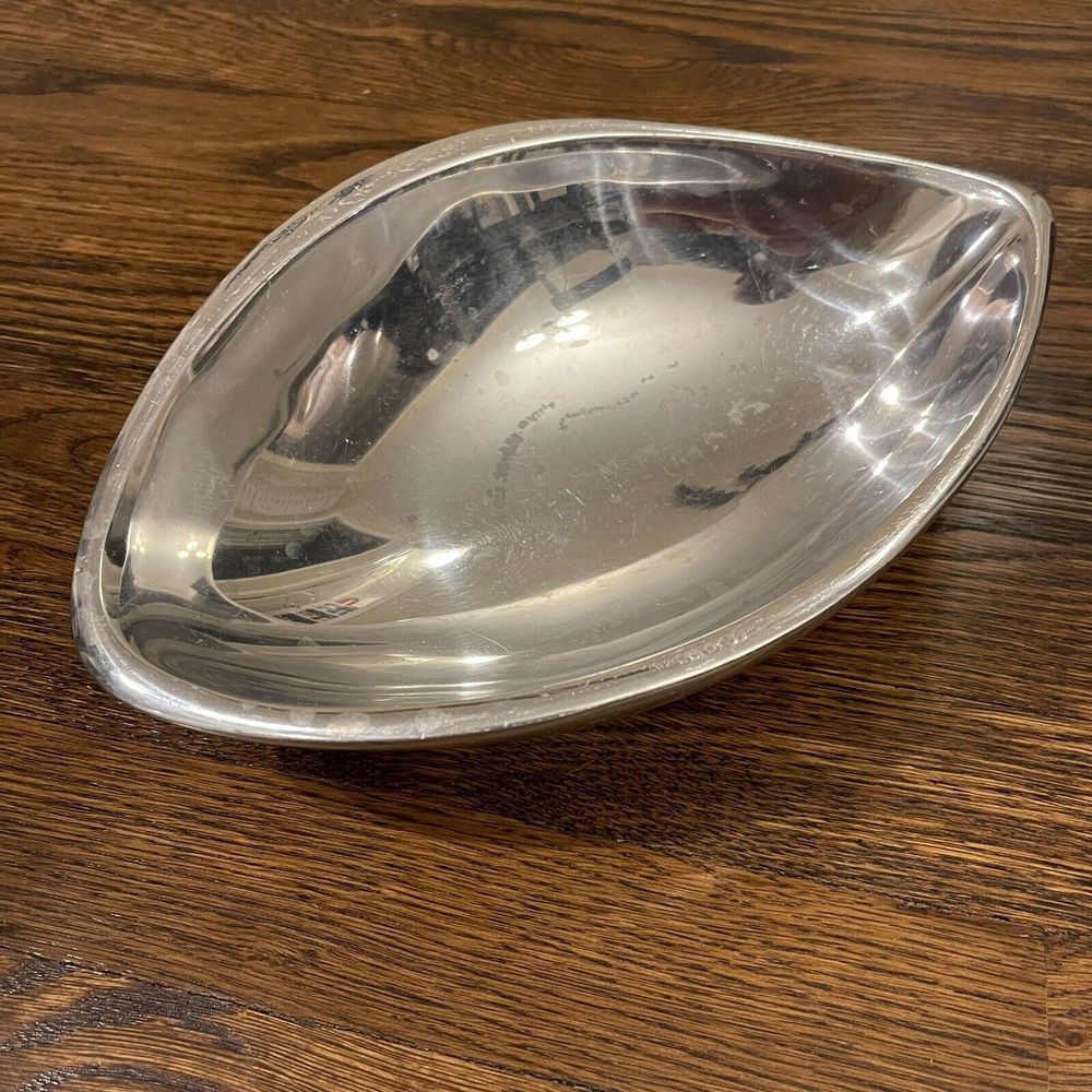 2008 Nambe Aluminum alloy‎ Bowl Designer Todd Myers 11.5" x 7.25" x 4"